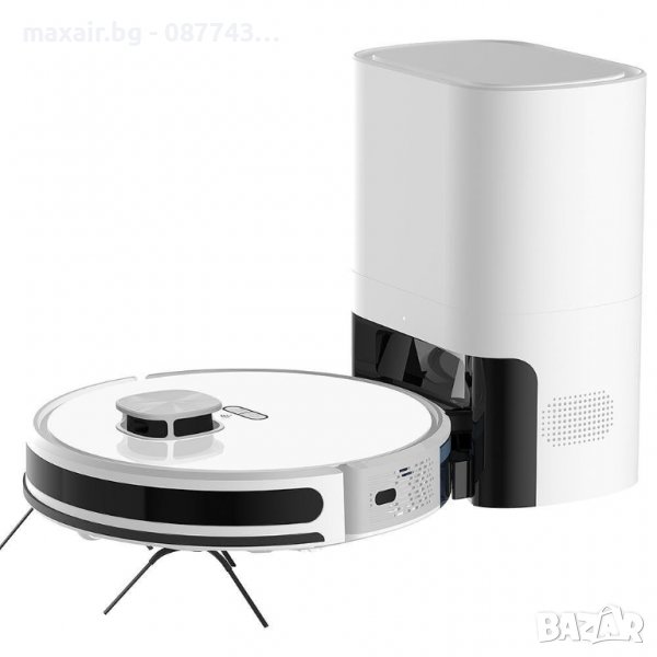 MAGNUM MAX - Прахосмукачка робот с автоматичен контейнер за отпадъци (бял), снимка 1