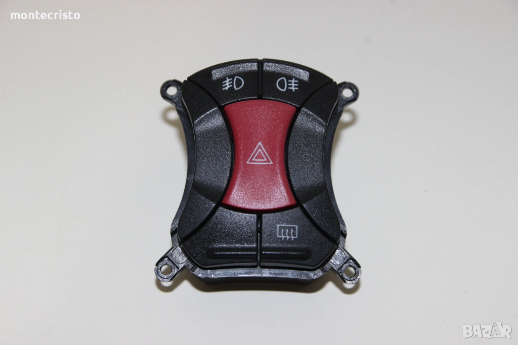 Бутон аварийни светлини Fiat Doblo (2005-2010г.) 7354198620E панел, снимка 1