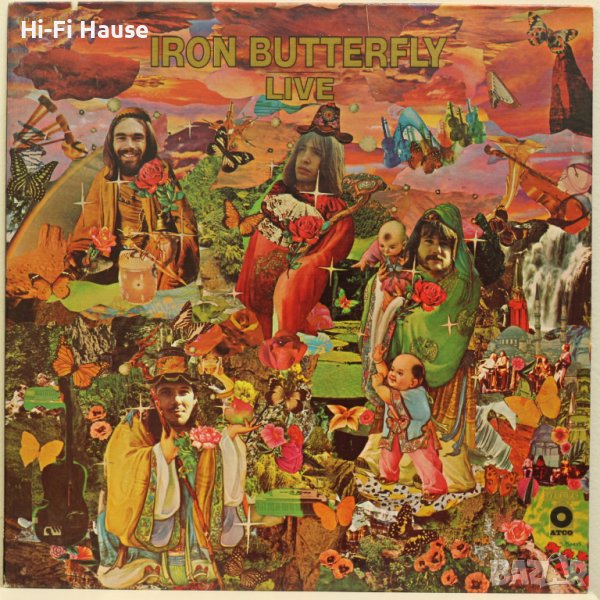 Iron Butterfly ‎– Live, снимка 1