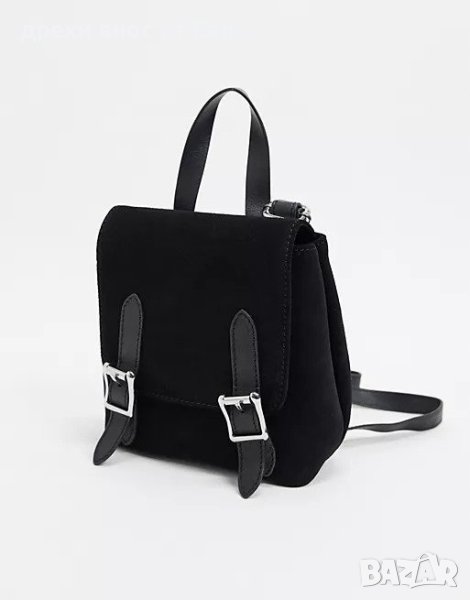 ASOS Design Естествена кожа малка раничка, снимка 1