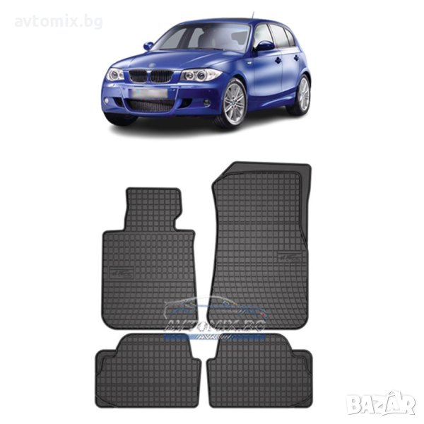 Гумени стелки зa BMW 1 серия Е81, Е87, F20, F21 2004-2019 г., Frogum, снимка 1