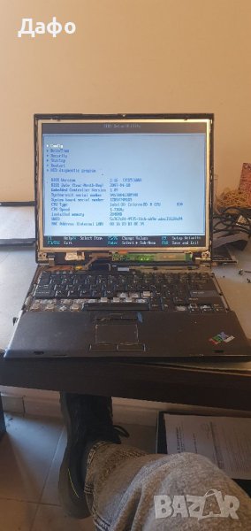 Лаптоп Lenovo R60 работещ на части, снимка 1