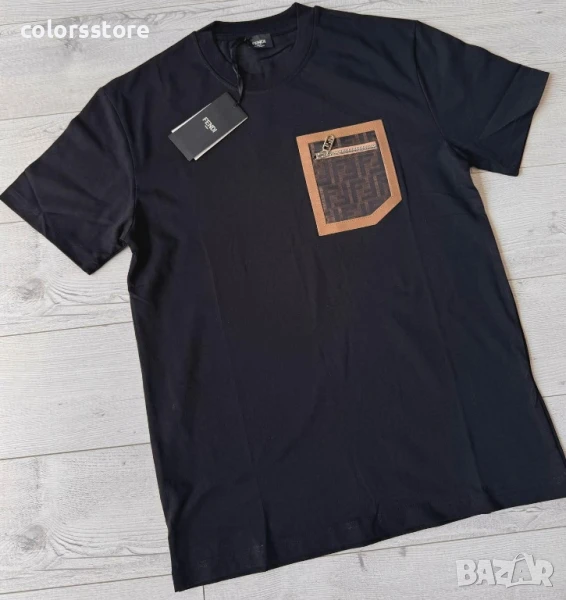 Мъжка Черна тениска Fendi/IM65n, снимка 1