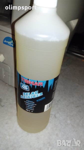 препарат за почистване на гуми за тенис на маса Tibhar Belag Reiniger voc free 1000 ml, снимка 1
