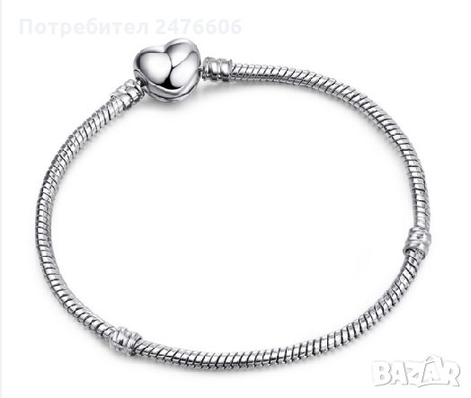 Гривна тип пандора + талисман, снимка 1