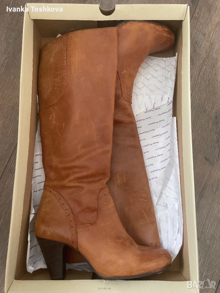 Естествена кожа ботуши - 39, снимка 1