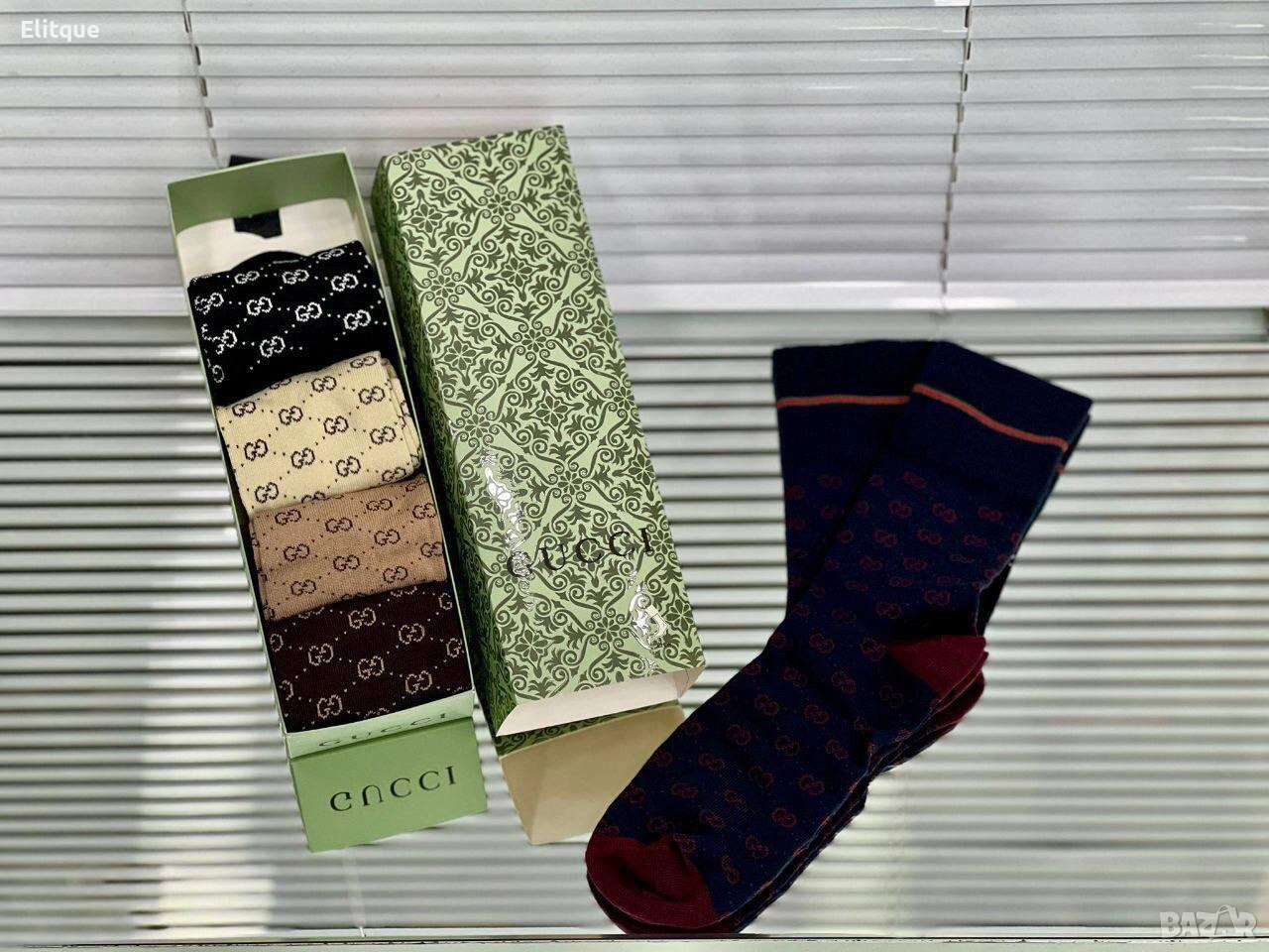 6 чифта чорапи в кутия  Tommy Hilfiger lacoste off white calvin klein louis vuitton moschino , снимка 1