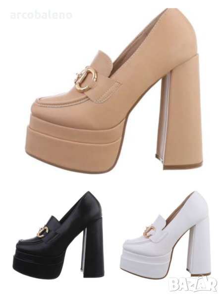  Дамски обувки на висок ток, 3цвята , снимка 1