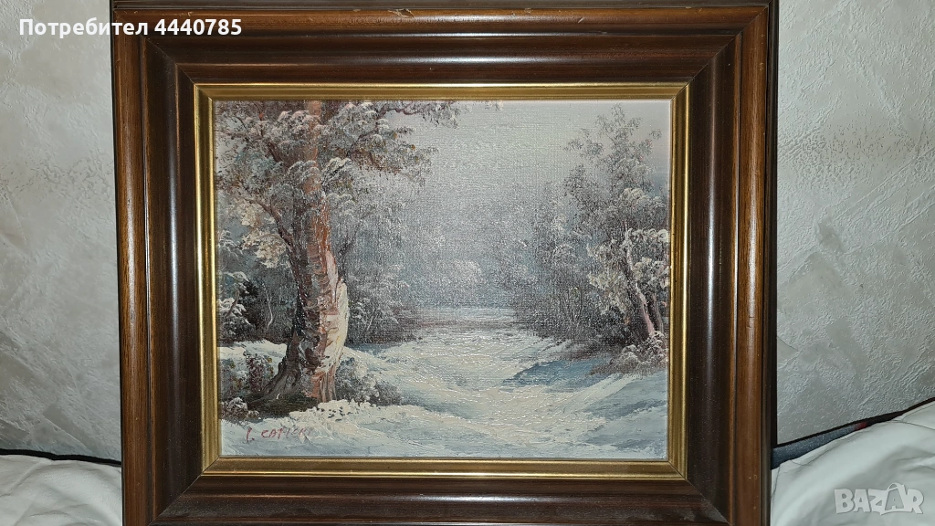 Маслена картина 1995 г., снимка 1