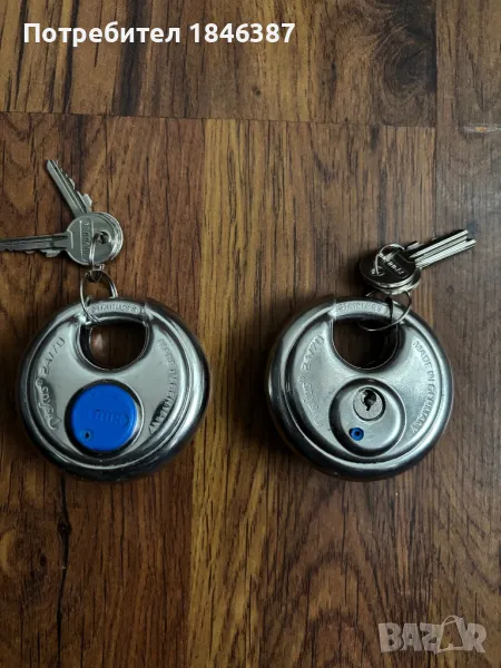 Нови антикорозионни ккръгли катинари Abus Germany, снимка 1