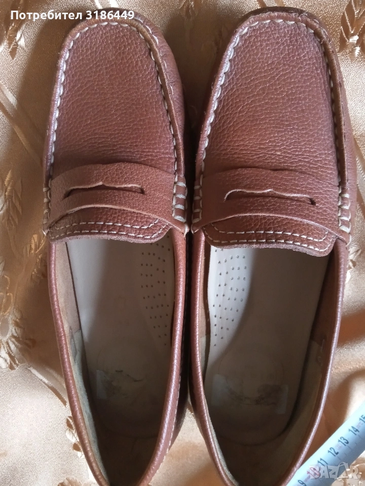 Дамски мокасини от естествена кожа , снимка 1