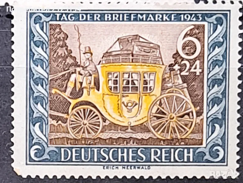 Пощенска марка, Германия - 1943 г., снимка 1