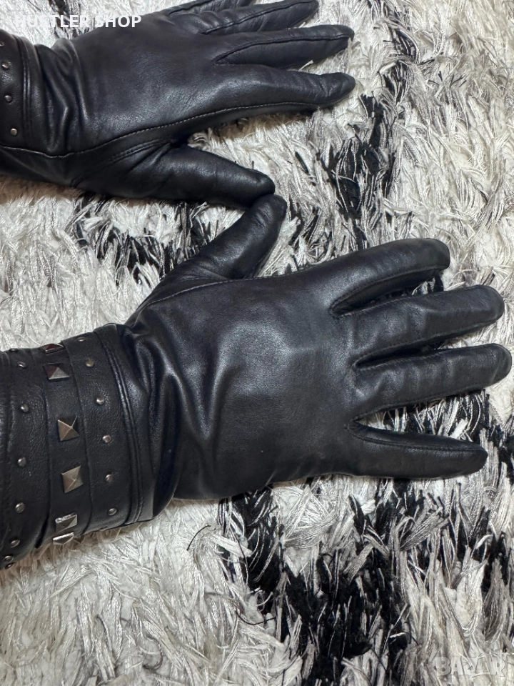 Дамски ръкавици от естествена кожа BORJESSON. Размер 7.5, снимка 1