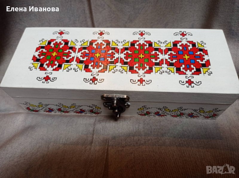 Кутия с български народни шевици, снимка 1