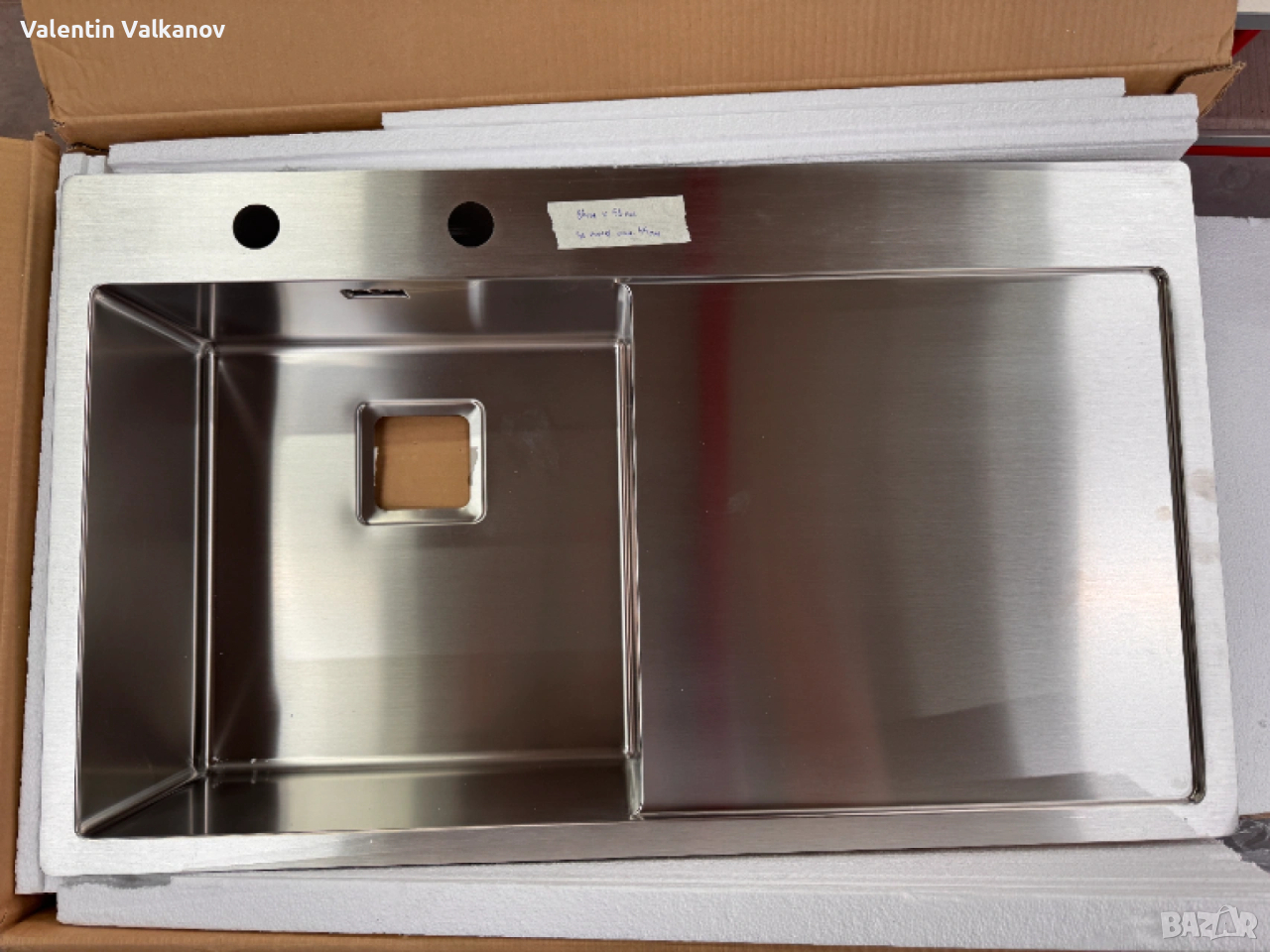 Кухненска мивка ALVEUS STYLUX 50 SAT, снимка 1