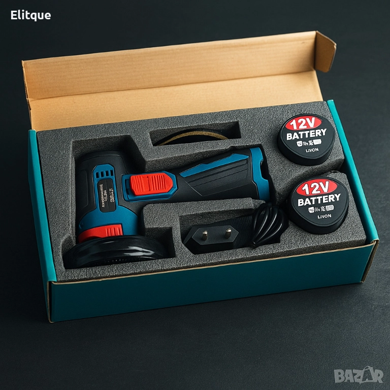 Акумулаторен ъглошлайф 12V – Компактен, мощен и удобен, снимка 1