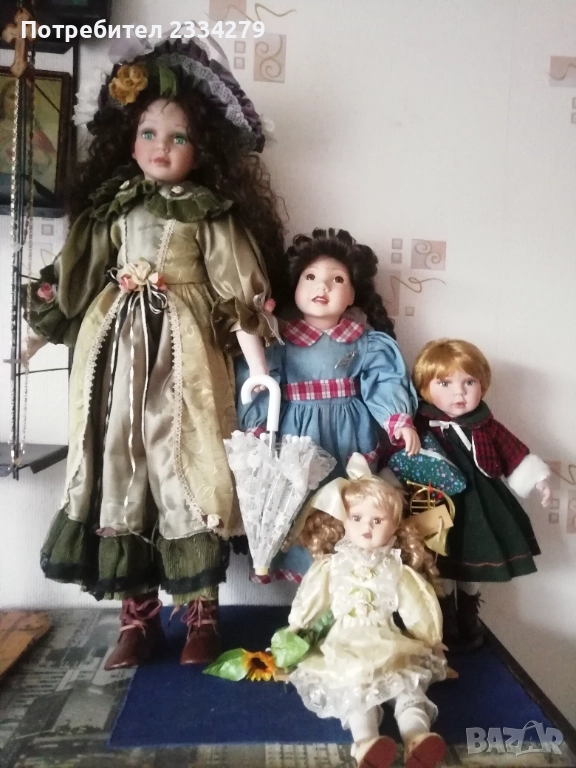 Стари порцеланови маркови кукли. , снимка 1