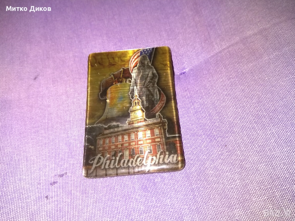 Магнит нов Филаделфия САЩ, снимка 1