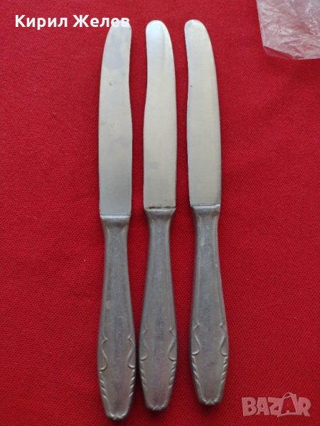 Три много здрави ножа стари от соца неръждаема стомана - 7822, снимка 1
