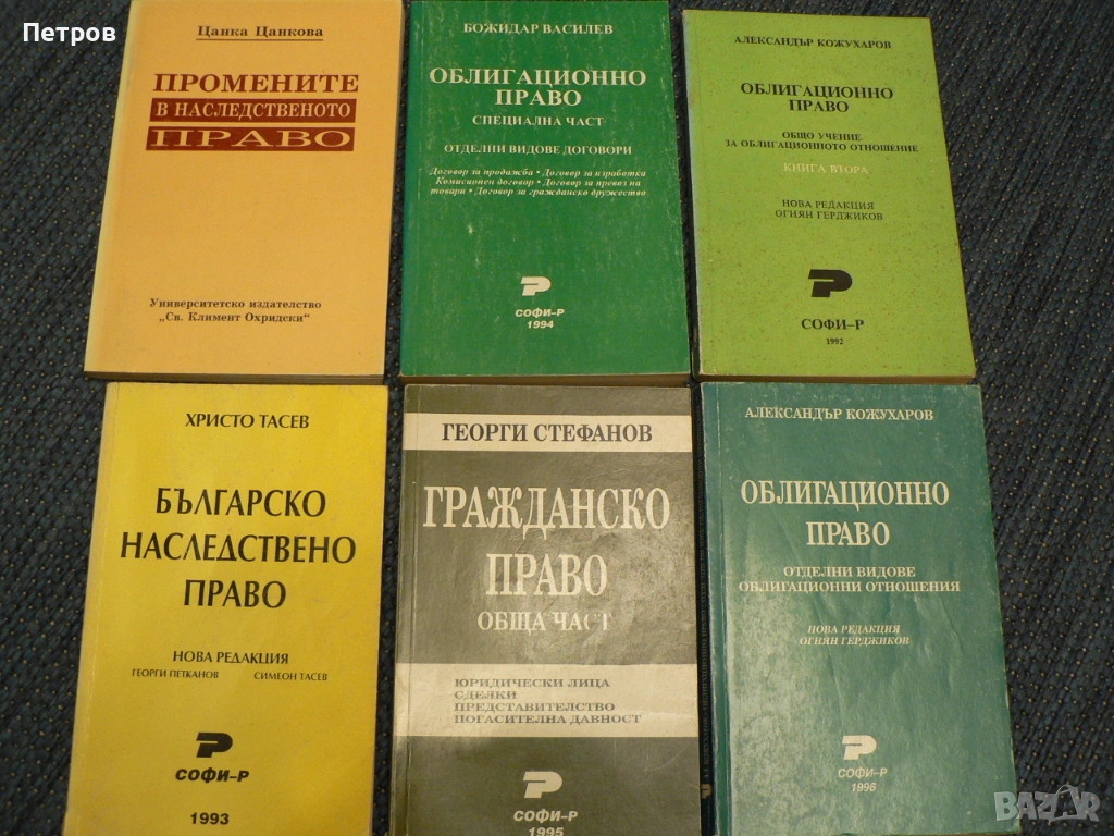 Правна литература, учебници Промените в наследственото право и др., снимка 1