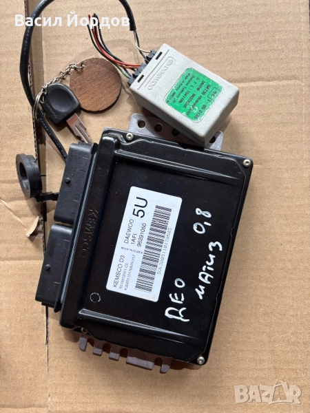 Компютър Двигател за Део Матиз / 96291050 : Daewoo Matiz 0.8 / Компютър / ECU , снимка 1