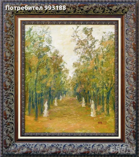 картина масло платно, снимка 1