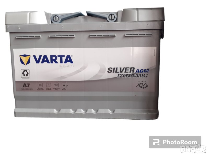 Акумулатор Varta AGM  70  ампера еко цена, снимка 1