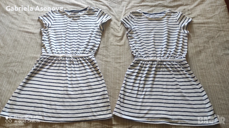 Страхотни роклички за мама и близначки, снимка 1