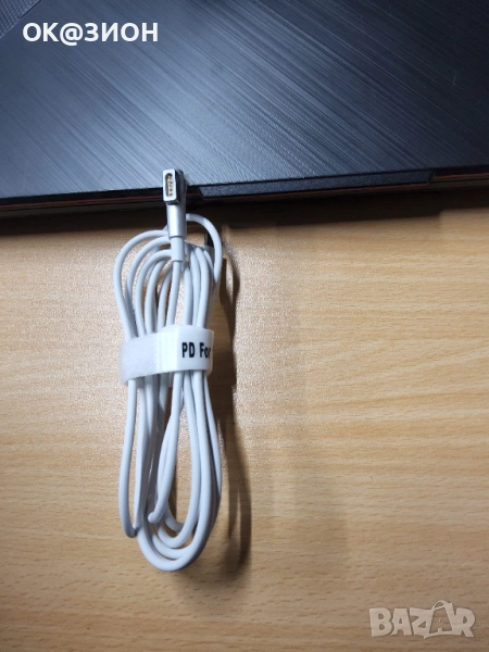 140W USB C към Magnetic 3 кабел 1.8метра, прав ъгъл, съвместим с MacBook Air/Pro 2023/2022/2021 , снимка 1