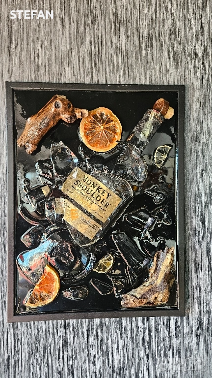 Картина с епоксидна смола – ръчна изработка, арт подарък , снимка 1