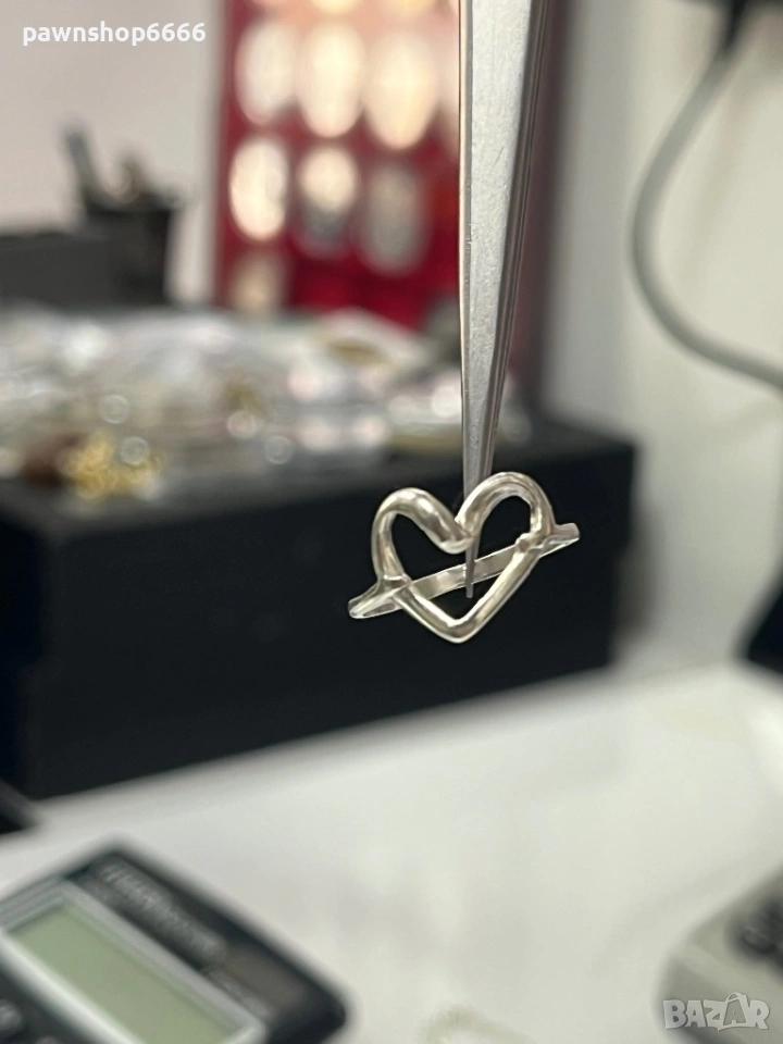 Сребърен пръстен проба 925 и тегло 1,71 грама , снимка 1