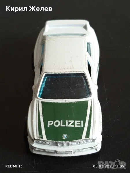 Метална количка полиция BMW M3 MADE IN MALAYSIA за КОЛЕКЦИОНЕРИ 42147, снимка 1