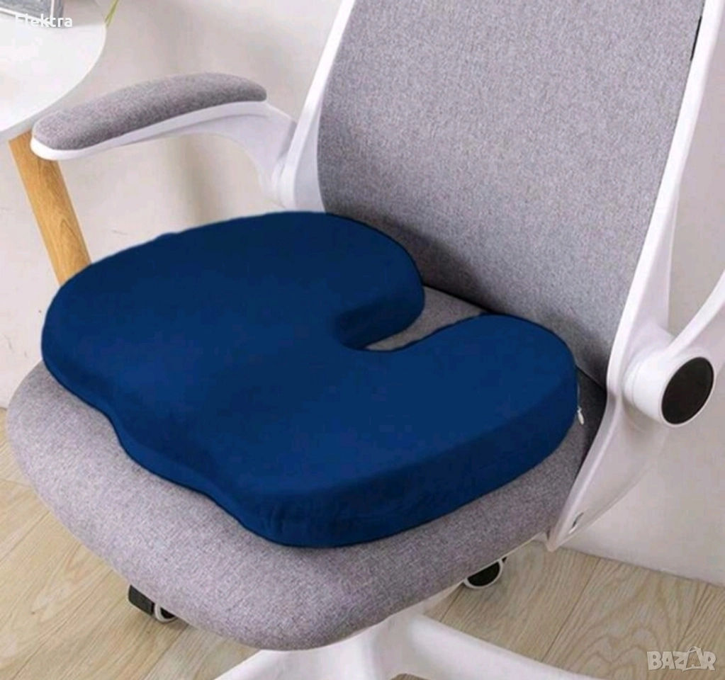 Анатомична/ортопедична възглавница за стол/кола, за опашна кост, снимка 1