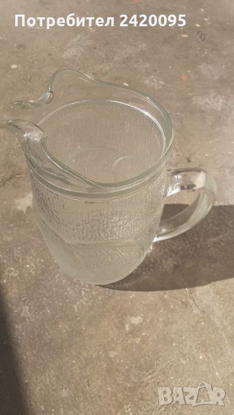 Стъклена кана-10лв, снимка 1