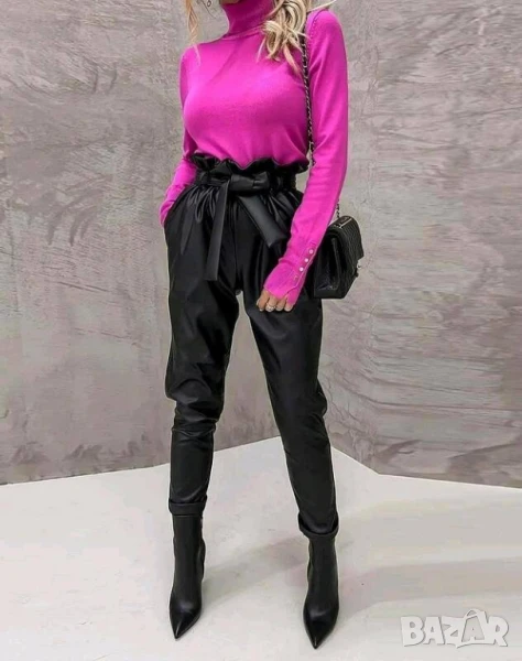 кожен панталон , снимка 1