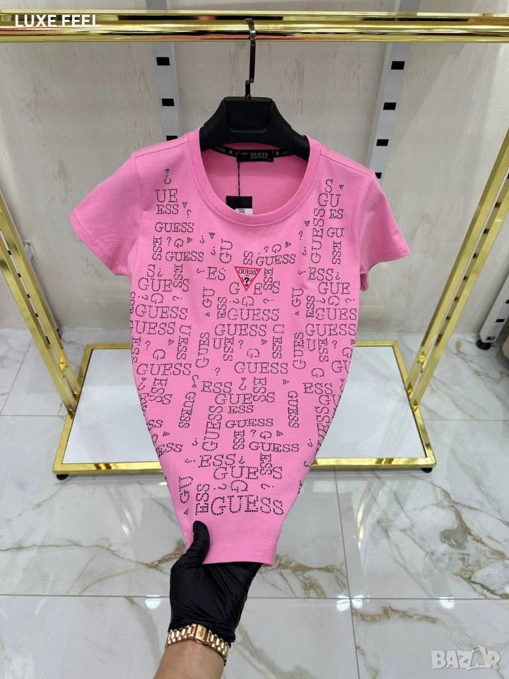 Guess⚜️Дамски Памучни Тениски, снимка 1