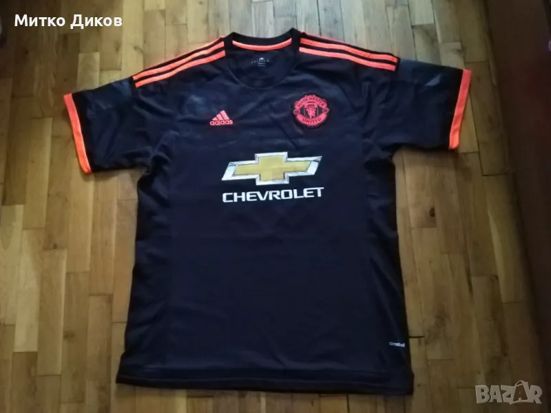 Манчестър Юнайтед футболна тениска  Адидас №9 Martial размер Л реален, снимка 1
