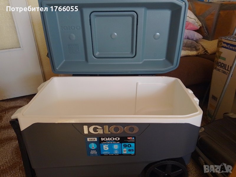 Хладилна чанта igloo maxcold attitude 90 wheeled cooler, снимка 1