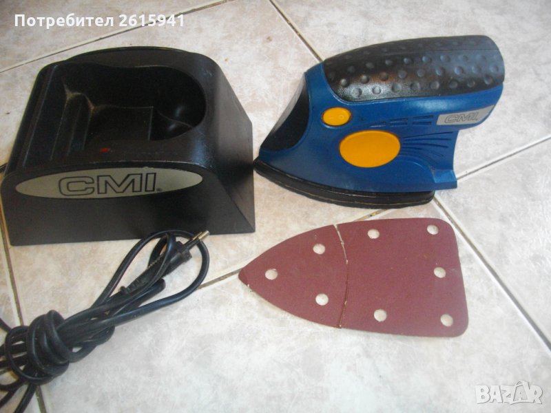 Литий-Йон-Виброшлайф-7,2 Волта-Акумулаторен-Немски-Добър-Комплект-CMI, снимка 1