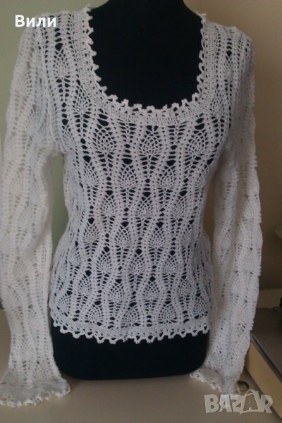 Прекрасна блуза ръчна изработка, снимка 1