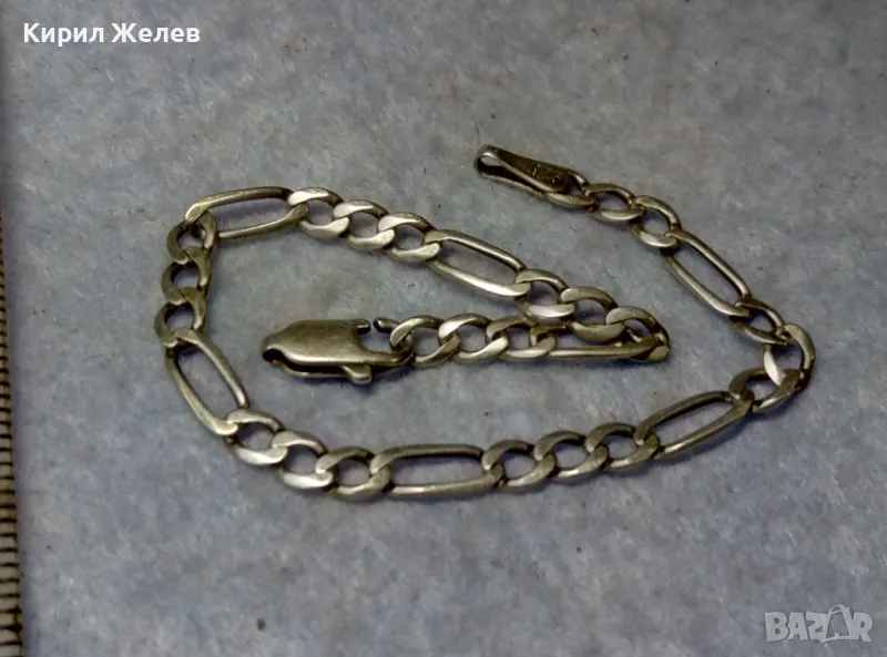 КЛАСИЧЕСКА СРЕБЪРНА ГРИВНА МАЙСТОРСКА Тип КАРТИЕ ПЛЕТКА СРЕБРО 925 с НУЖДА от ХАЛКИЧКА в КРАЯ 26322, снимка 1