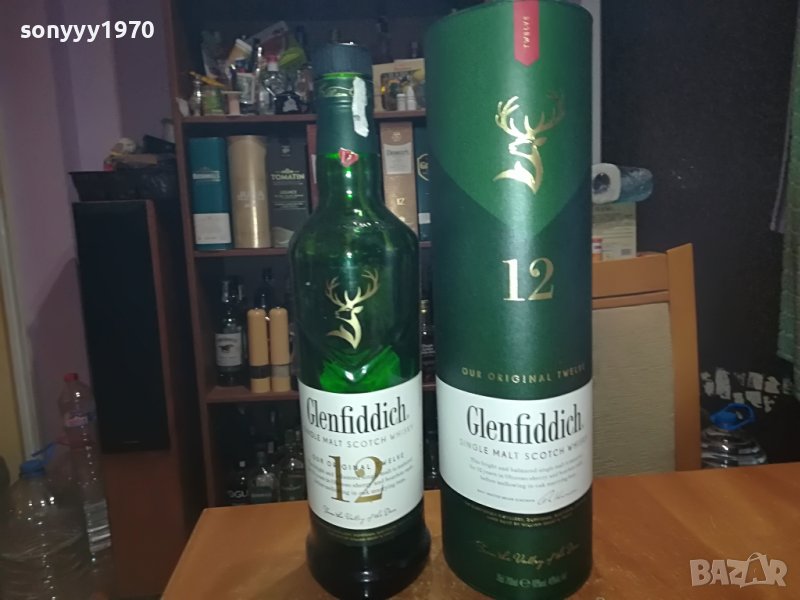 glenfiddich 12-празно шише и кутия за колекция 0707220917, снимка 1