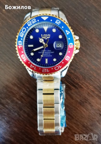 LIGE Бизнес мъжки кварцов часовник, снимка 1