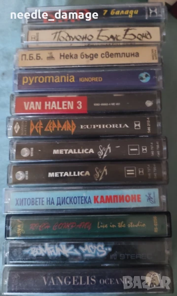 оригинални аудиокасети с метъл, рок, блус,... , снимка 1