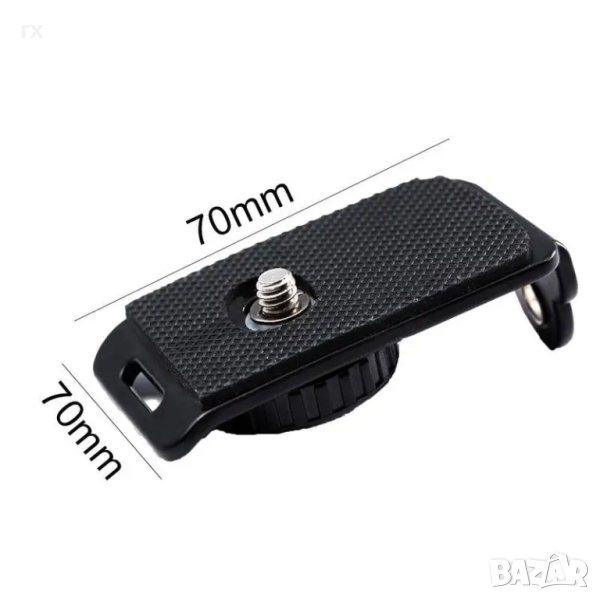 Metal DSLR Camera Quick Release Plate 1/4, снимка 1