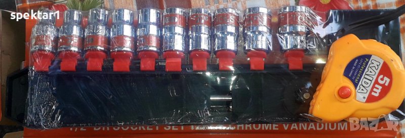 Промоционална цена на хром ванадиев гедор комплект с ролетка гедоре на едро и дребно, снимка 1