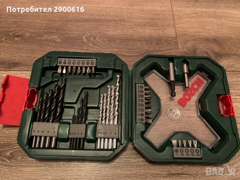 Ново комплект свредла и отвертки BOSCH 38 БР., снимка 1