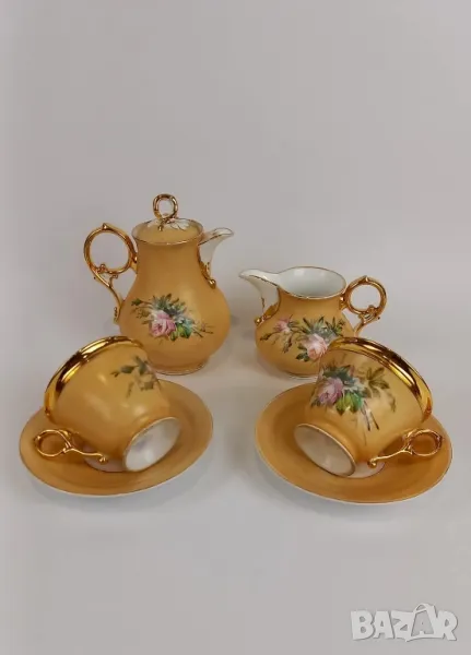 Carl Tielsch - 2 чаши, кана и латиера, снимка 1