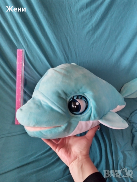 Интерактивен плюшен делфин IMC Toys BluBlu The Baby Dolphin , снимка 1
