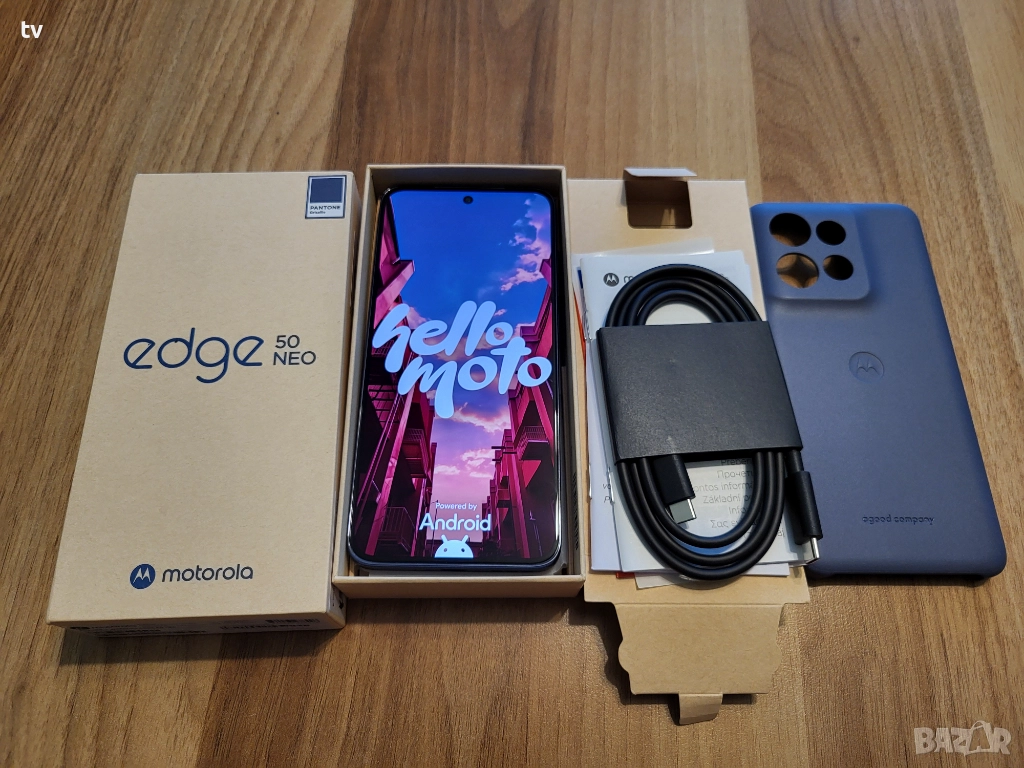 Смартфон Motorola Edge 50 NEO 256GB - чисто нов, 22м гаранция!, снимка 1